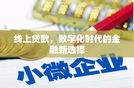 定兴线上贷款，数字化时代的金融新选择