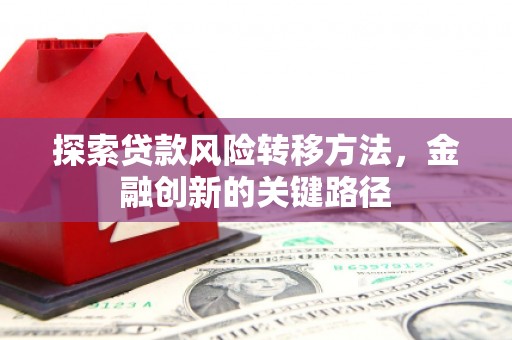 青冈探索贷款风险转移方法，金融创新的关键路径